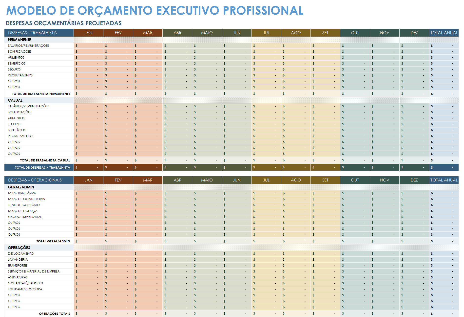  modelo de orçamento empresarial profissional