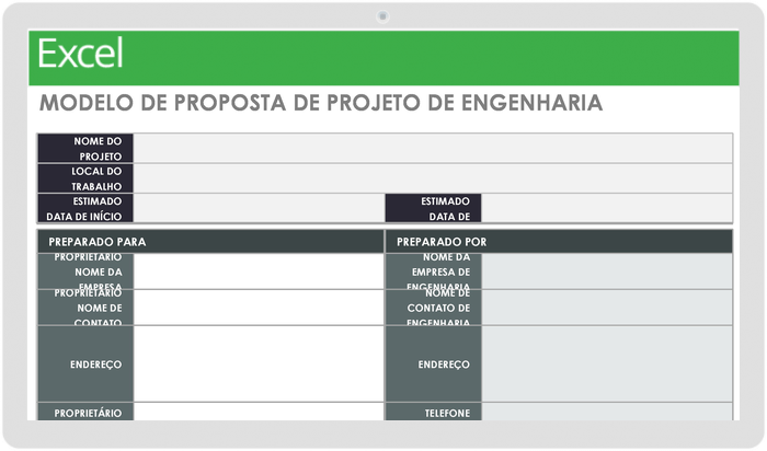 Modelo de Proposta de Projeto de Engenharia